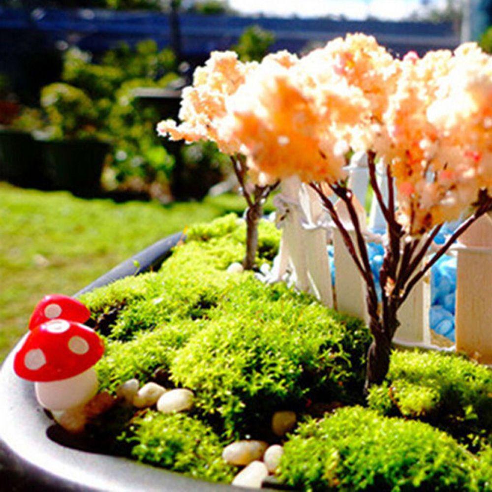 YIYU Set 10 Mô Hình Cây Nấm Mini Trang Trí Sân Vườn