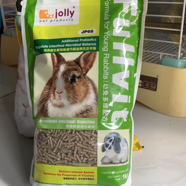 Cỏ nén Fullvit (1kg) dành cho thỏ con