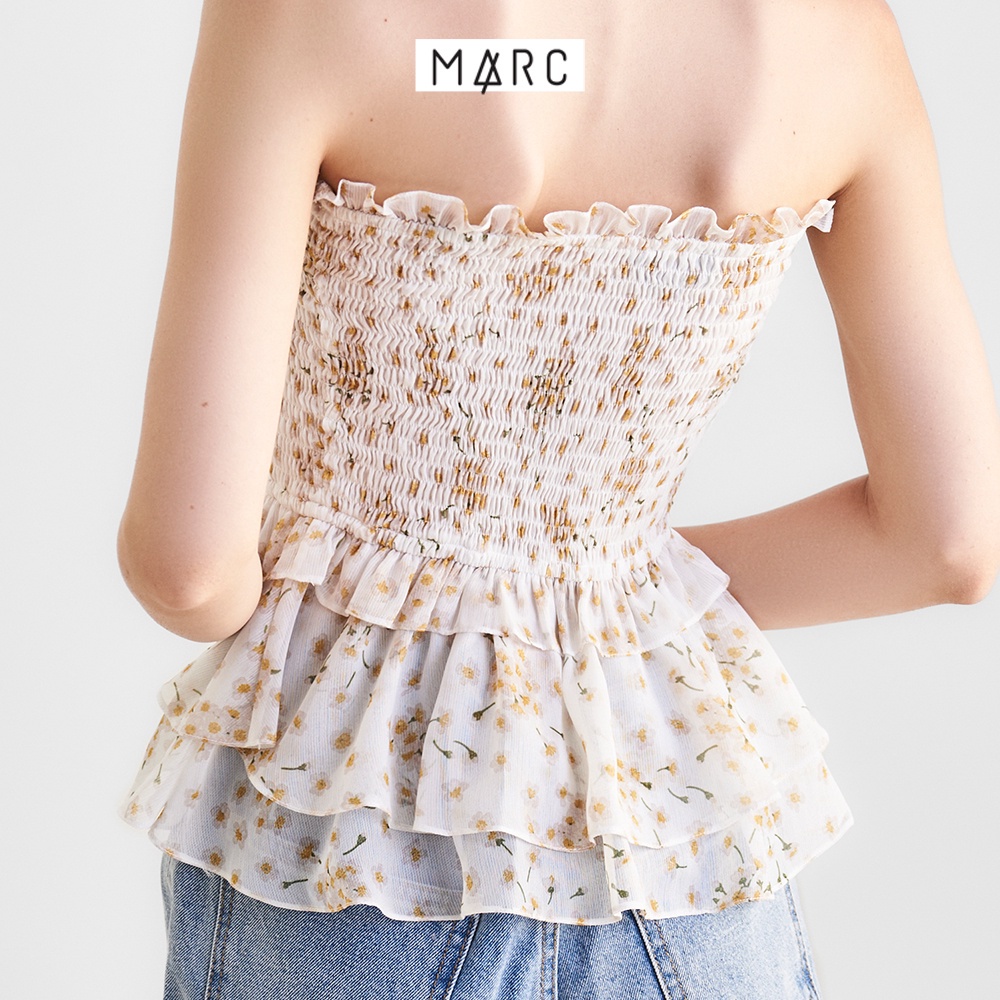 Áo ống nữ MARC FASHION smocking form peplum FALH0426