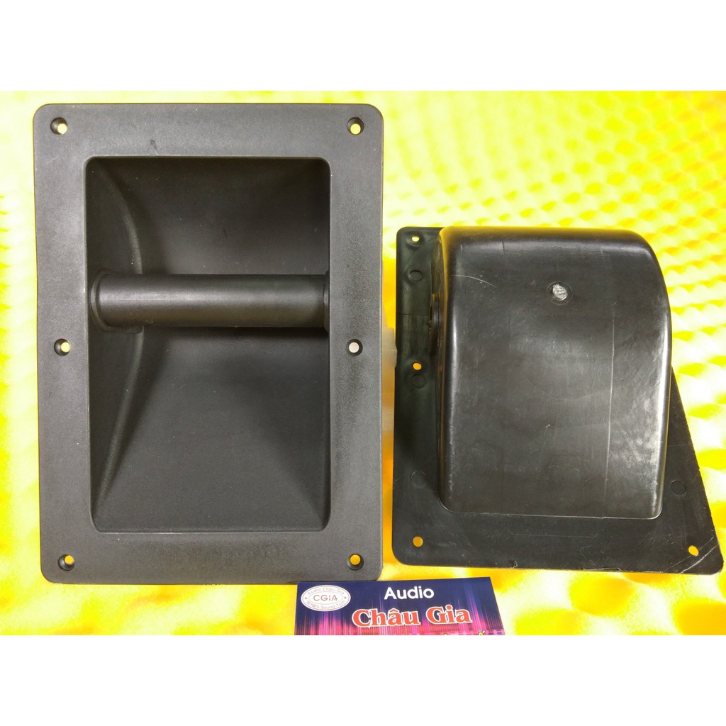 Tay xách thùng loa nhựa 16cm x22cm 2 cái Audio Châu Gia