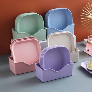 🍮Đĩa nhựa lúa mạch, đĩa ăn nhỏ