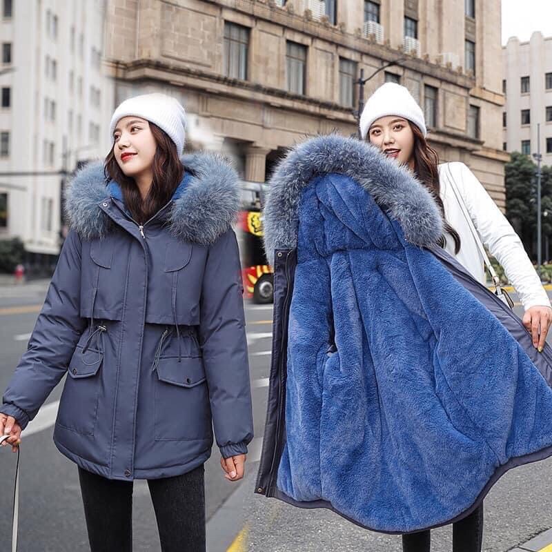 Áo Parka lót lông cho nữ từ 38 đến 85kg