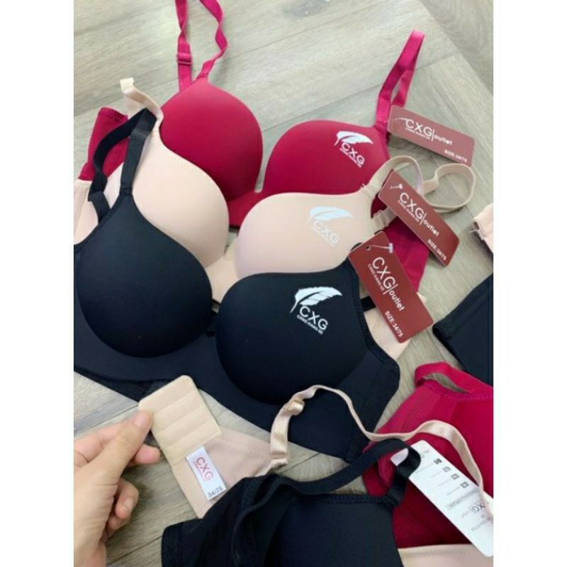 Áo Lót Nữ Không Gọng Nâng Ngực Đệm Dày Hàng Cao Cấp CHUNCHUN M11, Áo Chíp Đệm Tim Chất Su CA615