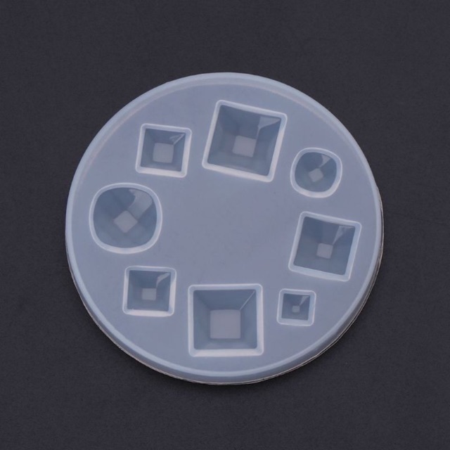 Khuôn silicone đúc resin đá mini làm trang sức resin