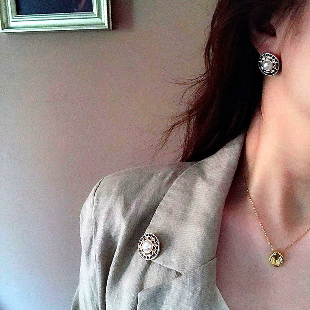 Khuyên tai thiết kế hình dạng độc đáo tùy chọn kiểu cho nữ