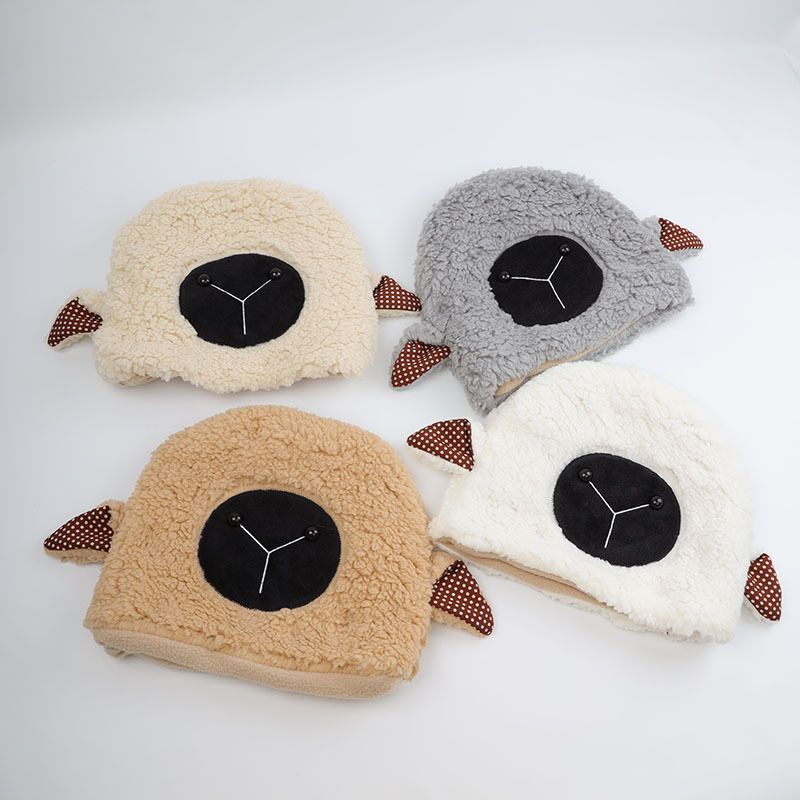 Mũ Len Trùm Đầu Hình Mặt Cừu Cute
