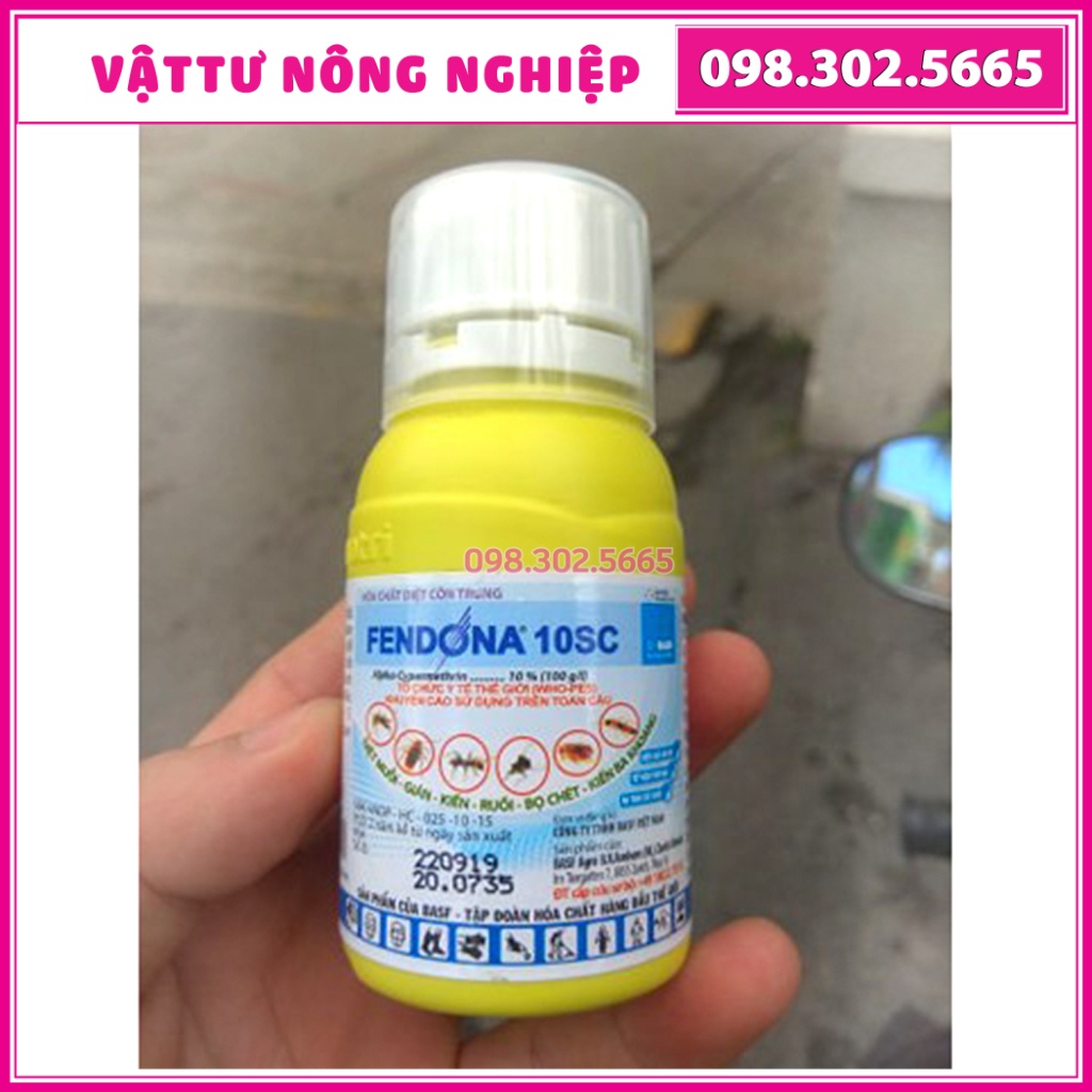 Dung dịch diệt côn trùng Fendona an toàn, hiệu quả 6-8 tháng, trừ muỗi kiến gián - Chai 50 ml