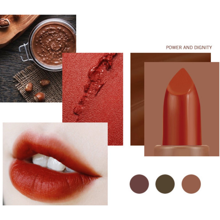 💄 Son Lì Dạng Thỏi Chocolate Snack HengFang Matte Lipstick Auth Nội Địa