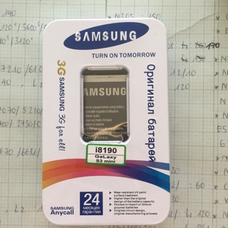 Pin samsung S3mini Hộp sắt