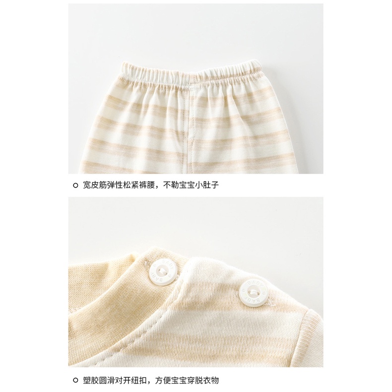 Bộ Đồ Lót Cotton Tay Dài Hở Vai Thời Trang Thu Đông Cho Bé 60-120CM