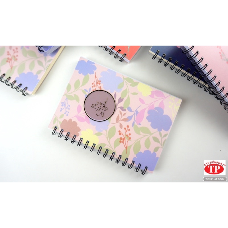 Sổ lò xo A5 bìa nhựa PP dày 160 trang  MyStyle - TienPhatBook