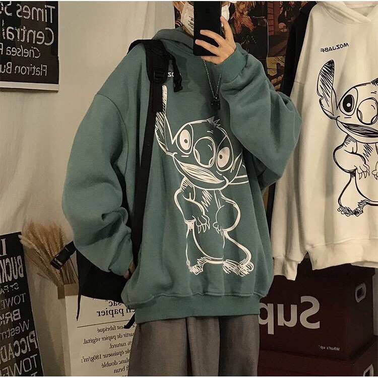 Áo hoodie unisex form rộng Nỉ hoạt hình Mozjabf nam nữ ullzang WIND | BigBuy360 - bigbuy360.vn