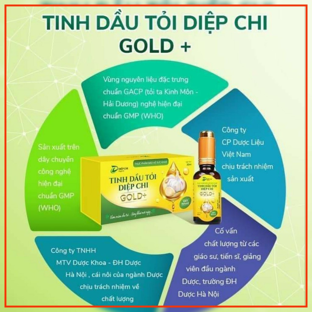 Dầu Tỏi Diệp Chi Gold