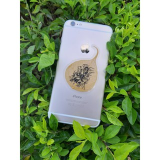 Lá Bồ Đề dát vàng tuổi Dậu ( ốp điện thoại)