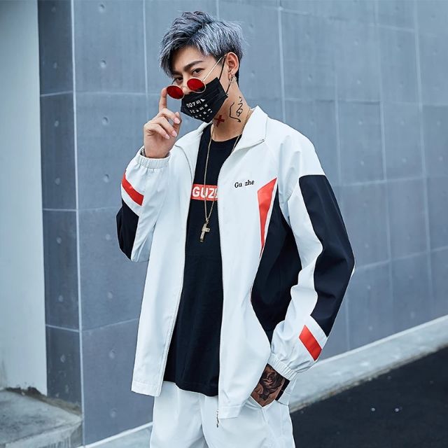 [ORDER] Set áo khoác gió quần gió jogger thể thao ulzzang phối màu siêu chất ngất 😍