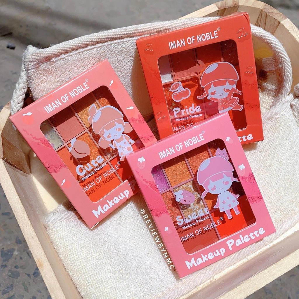 Ảnh thật 🍀Phấn Mắt 10 Ô IMAN OF NOBLE MAKEUP PALETTE 6661 Chính Hãng Nội Địa | BigBuy360 - bigbuy360.vn