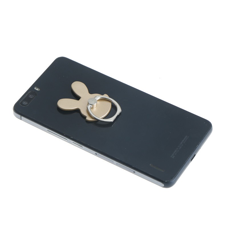 Nhẫn đỡ điện thoại hình thỏ xoay 360 độ tiện dụng