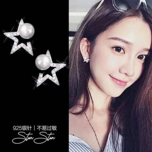 Bông tại bạc 925