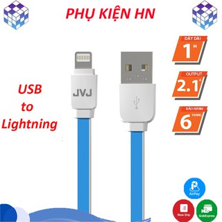 Cáp sạc nhanh JVJ SA-21 cho iphone 5/6/7 - Cáp sạc lightning iphone 8/x/xs/11 | BH 6 Tháng