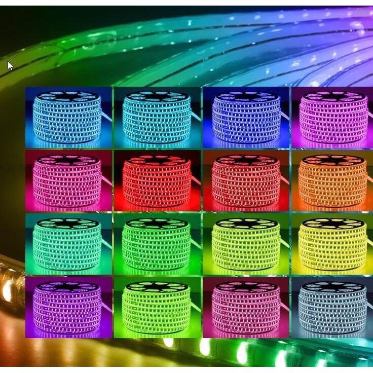 Combo 3m, 5m, 10m, 15m, 20m Led dây 2 hàng 2835 - 120 mắt  đấu sẵn nguồn