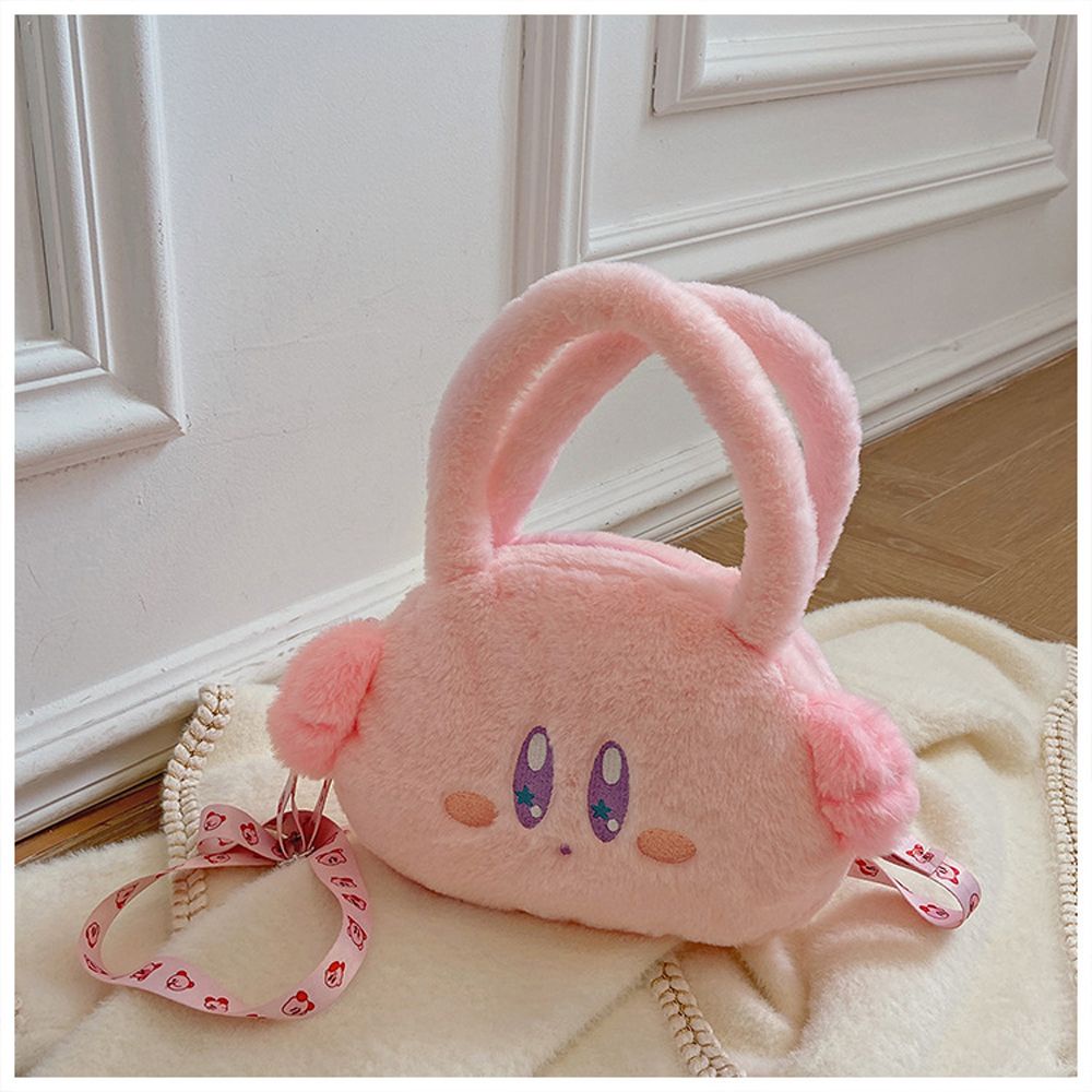 Túi đeo chéo hình thú nhồi bông kirby dễ thương