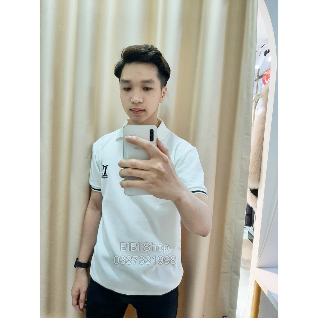 Áo Thun Nam Có Cổ Thêu Logo LV Cao Cấp BB13 < / | BigBuy360 - bigbuy360.vn