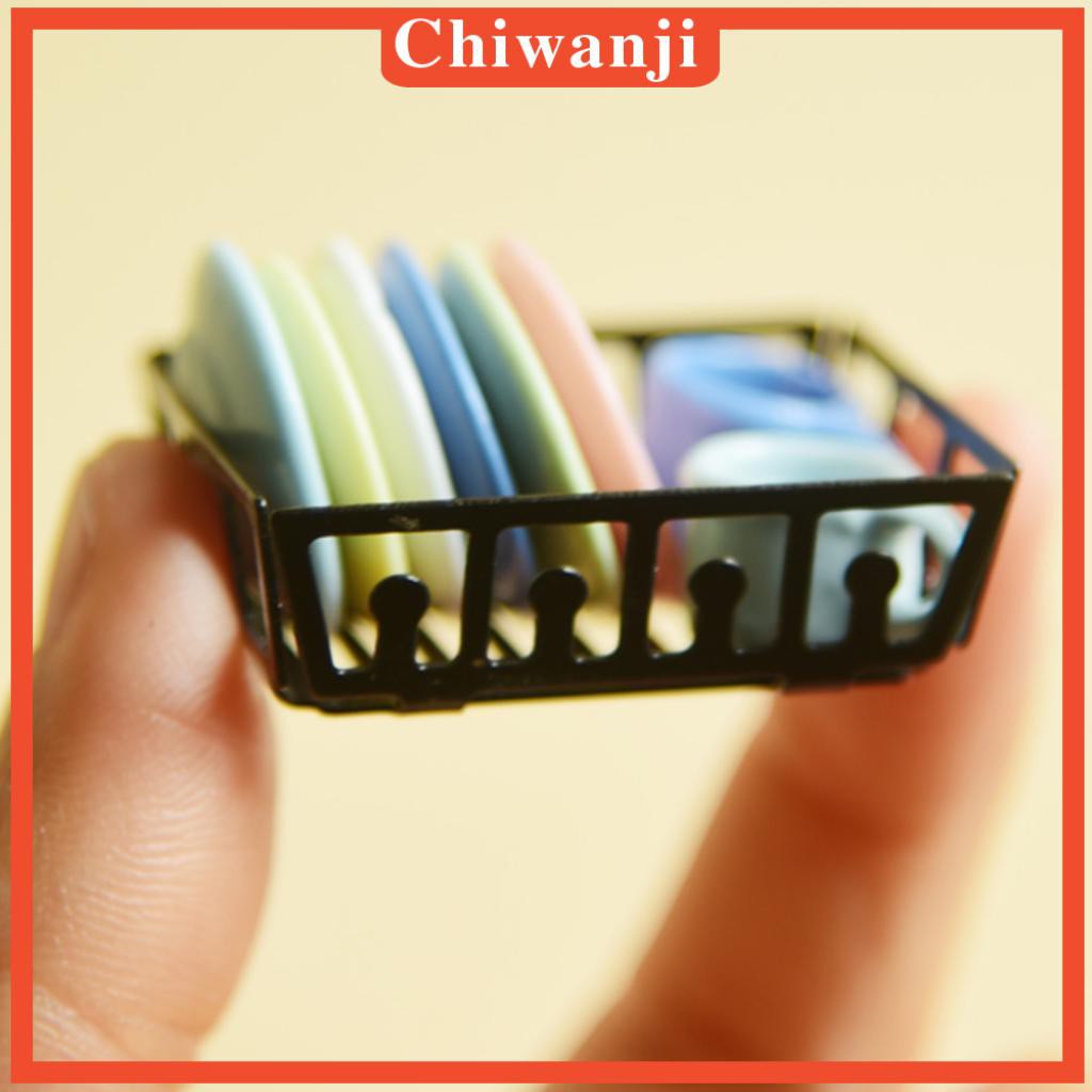 Giá Phơi Khô Chén Đĩa Trang Trí Nhà Búp Bê 1 / 12