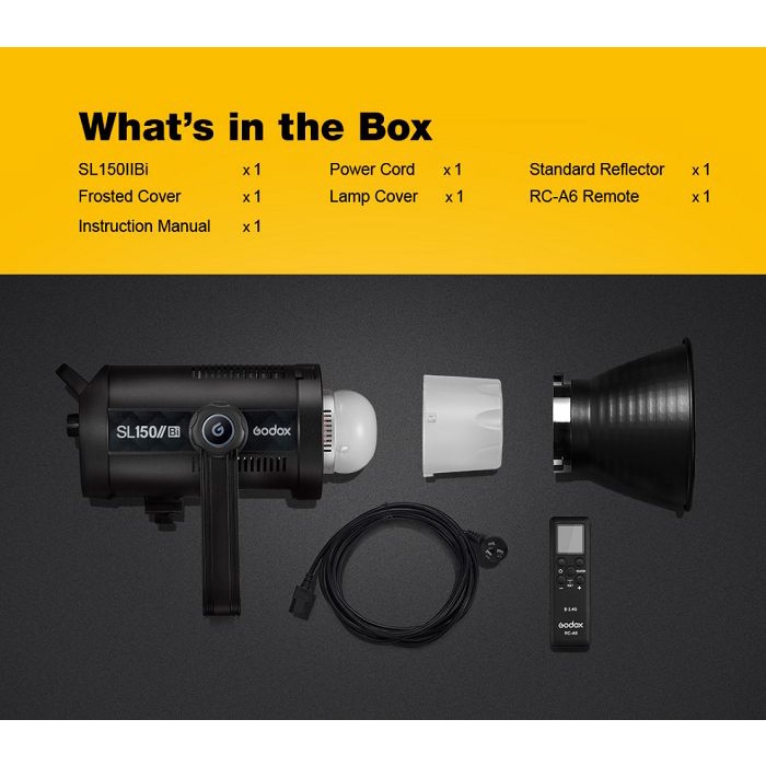 Đèn led Godox SL150 II Bi Color 2800K6500K