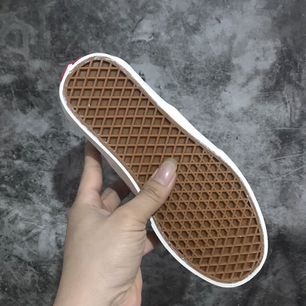 Giày van caro nam nữ, giày lười vải slip on chất liệu canvas dày dặn thoáng khí