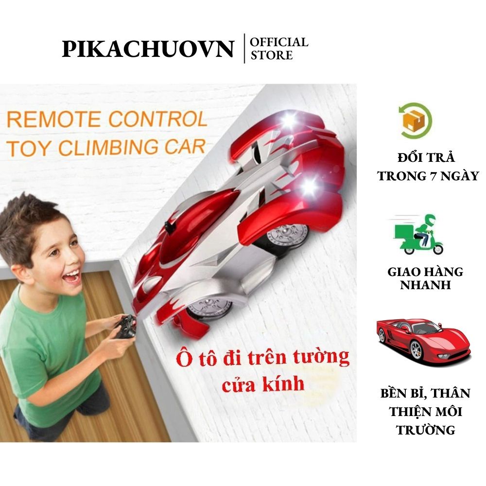 Xe điều khiển từ xa ô tô leo tường