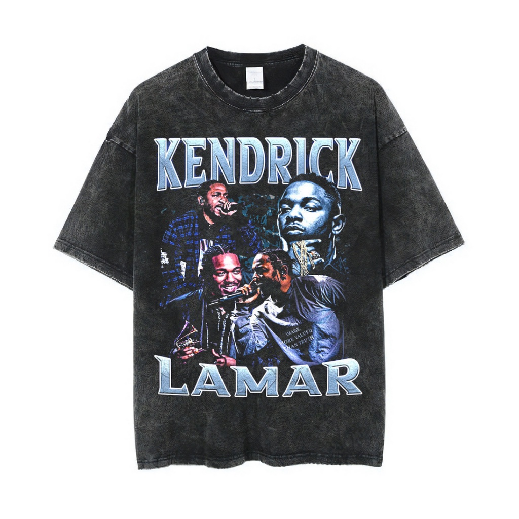 Áo Thun Quá Khổ "Kendrick Oldr" Tâm lý | Áo Kendrick Cũ | Rap Tee | Áo Rapper | Đá Rửa Đá | Áo Thun Oversize | Phong Cách Cổ Điển | Áo