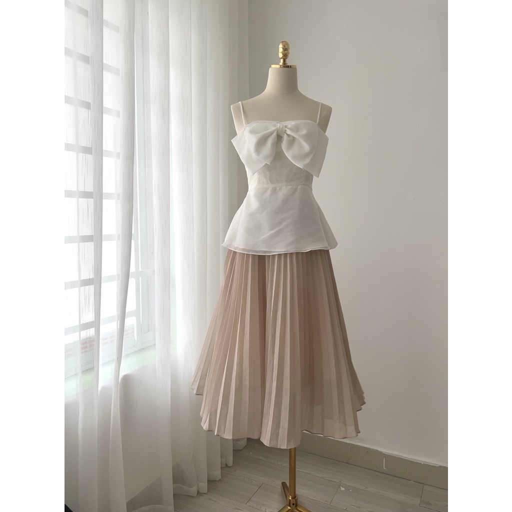 TIELA Áo kiểu hai dây nơ - Lola Top