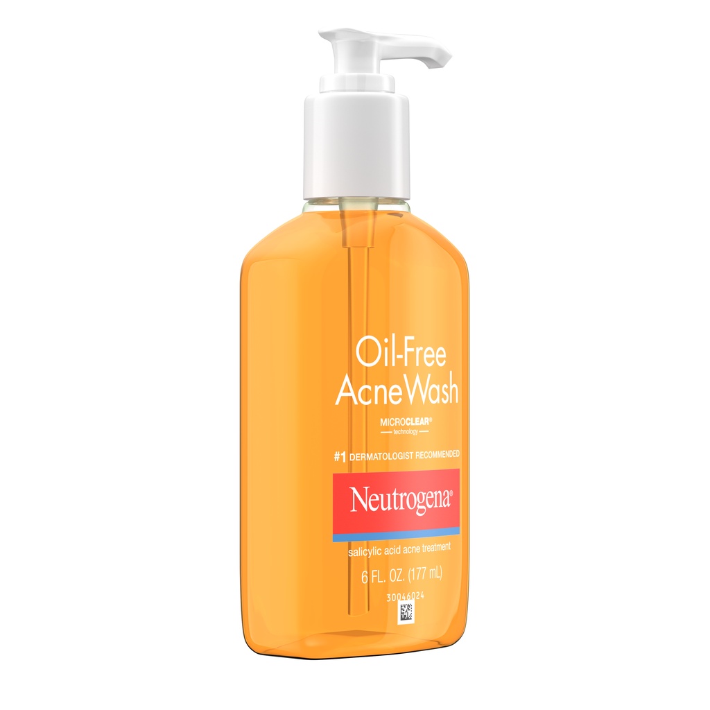 Sữa Rửa Mặt Cho Da Mụn Neutrogena Oil-Free Acne Wash - Dung tích 175ml