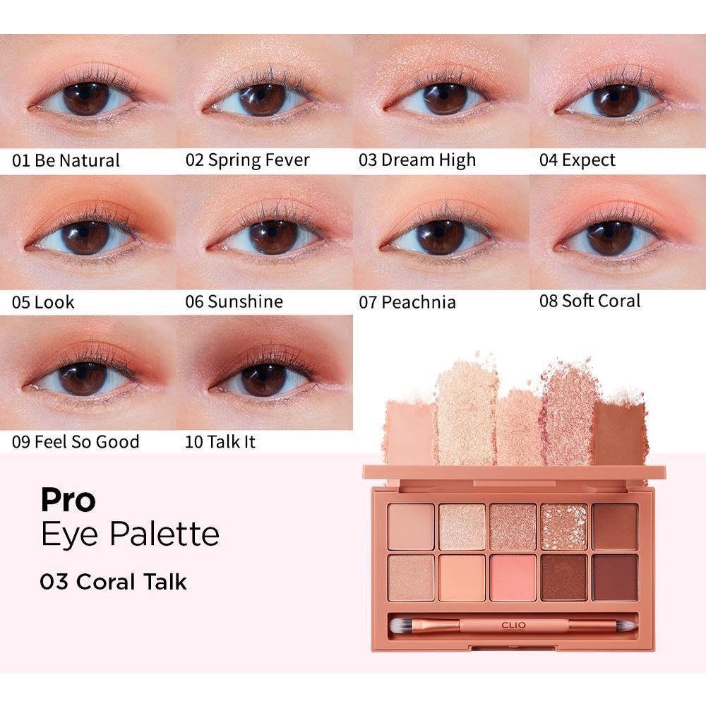 Bảng phấn mắt Clio Pro Eye Palette 10 ô màu xinh, bám màu lâu - CSTOREVN | BigBuy360 - bigbuy360.vn