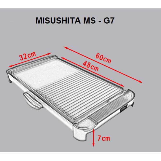 BẾP NƯỚNG ĐIỆN MISUSHITA MS-G7