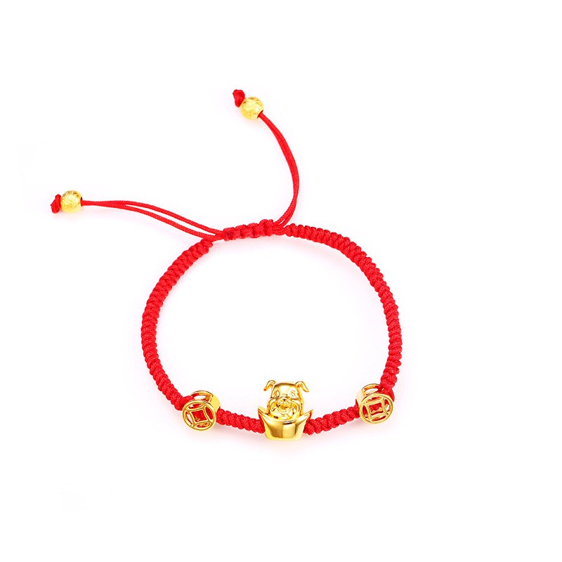 Vòng Tay Charm Mạ Vàng 24K, Vòng Tay Ý Nghĩa May Mắn - XPLT25