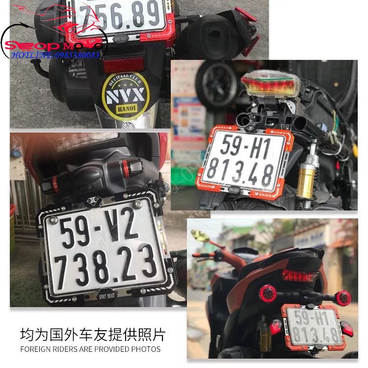 Khung biển số CNC Spirit Beast