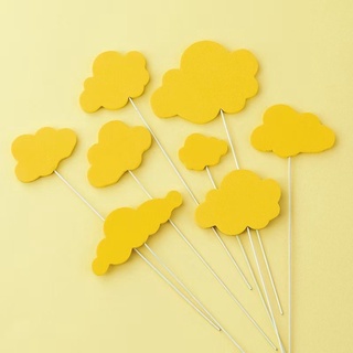 Set 6 Mây Xốp Trang Trí Bánh