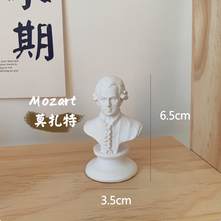 Tượng mini Beethoven dùng trang trí phòng làm việc chất lượng cao