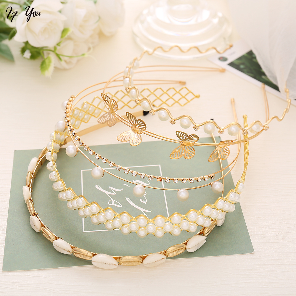 Cài tóc phối ngọc trai giả và bướm thời trang dành cho nữ