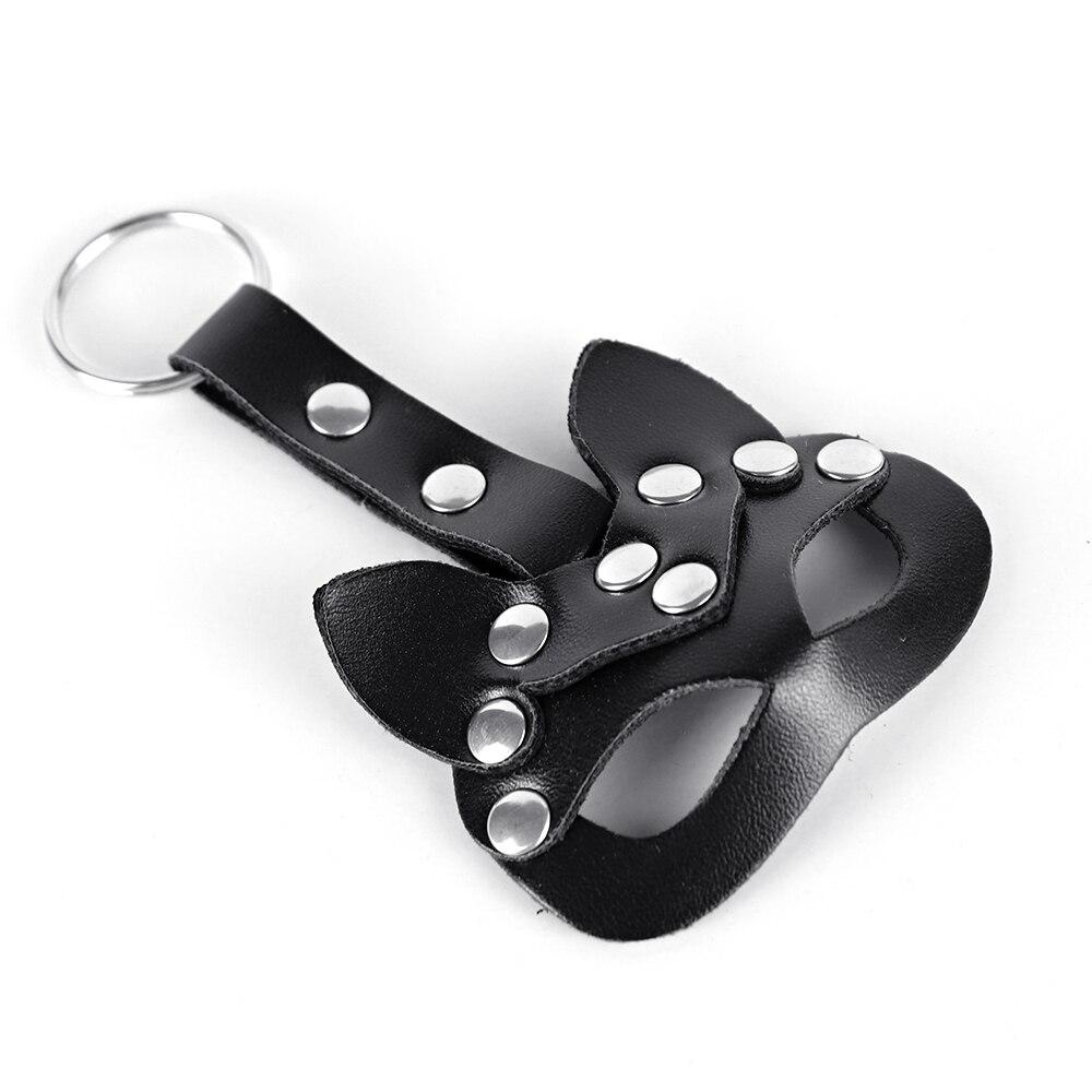 Móc Khóa Da Mặt Hình anime 2021 Màu Đỏ Đen Thời Trang Cho Nam Và Nữ