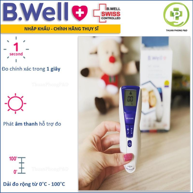 Nhiệt kế hồng ngoại đa năng B.WELL WF-5000 [NHẬP KHẨU] - [CHÍNH HÃNG THỤY SĨ]