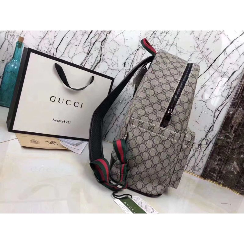 ba lô thời trang nam nữ kiểu dáng đơn giản họa tiết Gucci GC