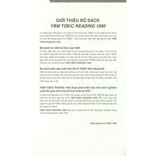 Sách - YBM Actual Toeic Reading 1000 - 2