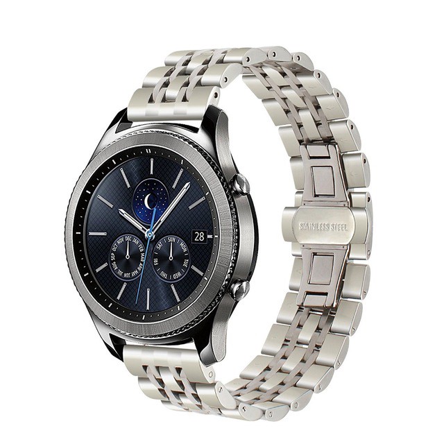 Dây đeo thép không gỉ dành cho Samsung Galaxy Gear S3 S2 Classic 20/22mm tùy chọn