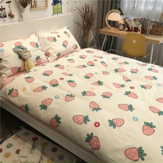 SET 4 MÓN COTTON POLY DÂU TÂY CUTE