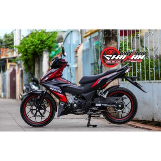 Tem Xe Winner 150 Đen Viền Đỏ