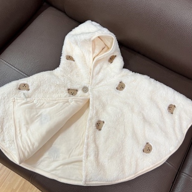 Áo Choàng Gấu  Cho Bé Giữ Ấm Siêu Xinh