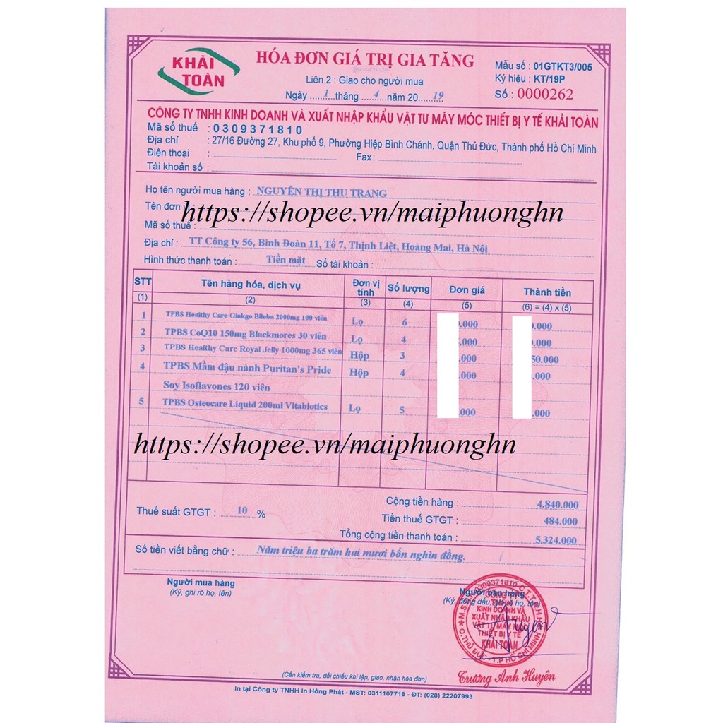 SỮA ONG CHÚA HEALTHY CARE ROYAL JELLY 1000MG 365 VIÊN (ÚC)