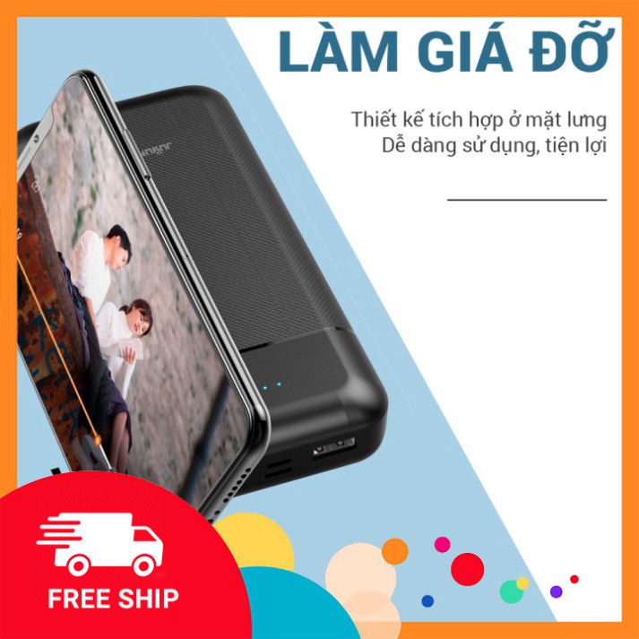 Chính Hãng Sạc dự phòng JUYUPU 20L 20000mAh giá đỡ điện thoại chính hãng cho iPhone Samsung OPPO HUAWEI XIAOMI cục sạc d